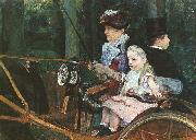 Mary Cassatt Woman and Child Driving Spain oil painting artist